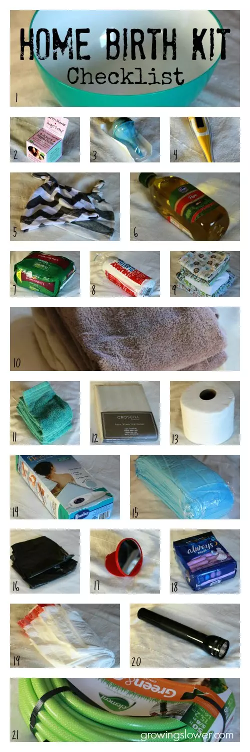33 Must-have Supplies for Your Home Birth Kit - As you’re preparing, make sure you have the products on this home birth checklist, and you’ll have all the necessities for a fantastic natural childbirth. Includes essentials for water homebirth, too!